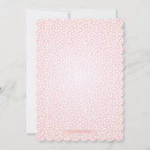 Butterfly Floral Taufen Einladung (Rückseite)