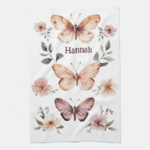 Butterfly Floral Wasserfarbe Eleganter INDIVIDUELL