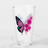 butterfly flower glas (Vorderseite)