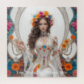 Butterfly-Flügelmäuse aus dem verzauberten Garten Puzzle (Vertikal)