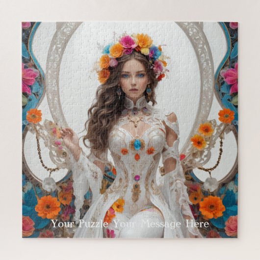 Butterfly-Flügelmäuse aus dem verzauberten Garten Puzzle (Vertikal)