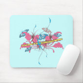 Butterfly Flute Mousepad (Mit Mouse)