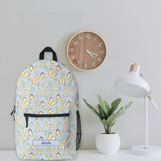 Butterfly Flutters Blue Personalisiert Bedruckter Rucksack
