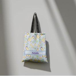 Butterfly Flutters Blue Personalisiert Tasche