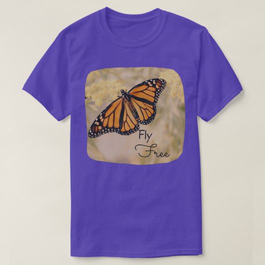 Butterfly Fly Free T-Shirt (Design vorne)