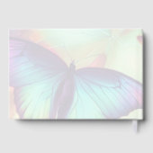 Butterfly Foil Monogram Scrapbook Album Gästebuch (Rückseite)