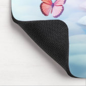 Butterfly Forest Nature Serene Tranquil Mousepad (Ecke)