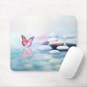 Butterfly Forest Nature Serene Tranquil Mousepad (Mit Mouse)