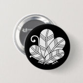 Butterfly-förmige Falkenfedern Button (Vorne & Hinten)