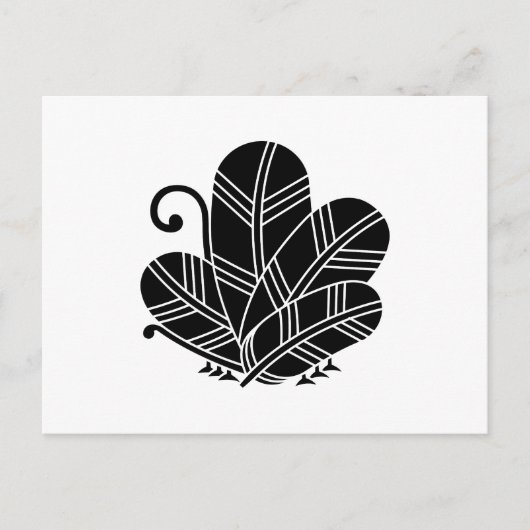 Butterfly-förmige Falkenfedern Postkarte (Vorderseite)