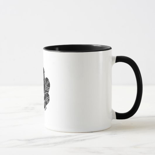 Butterfly-förmige Falkenfedern Tasse (Rechts)