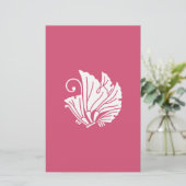Butterfly-förmige Ginkgo-Blätter Briefpapier (Stehend Vorderseite)