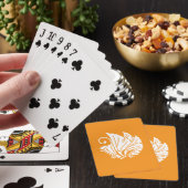 Butterfly-förmige Ginkgo-Blätter Spielkarten (In Situ)