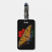 Butterfly Fraktal Tiger Frack Gepäckanhänger (Rückseite vertikal)
