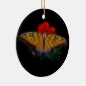 Butterfly Fraktal Tiger Frack Keramik Ornament (Rechts)