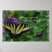 Butterfly Free Spirit Poster Print (Vorne)