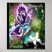 Butterfly Freedom Poster (Vorne)