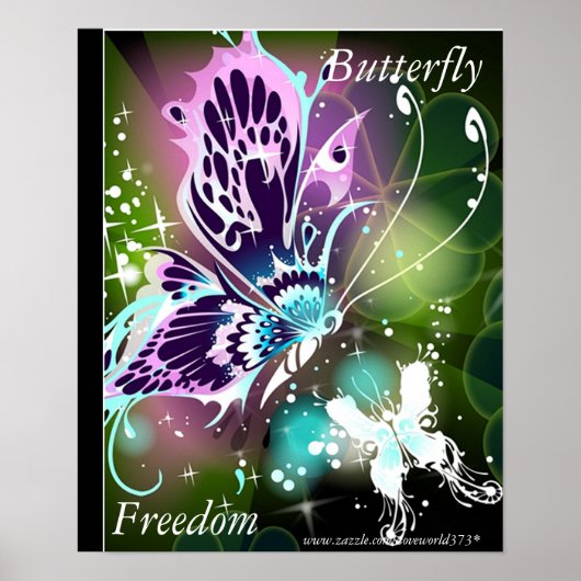 Butterfly Freedom Poster (Vorne)