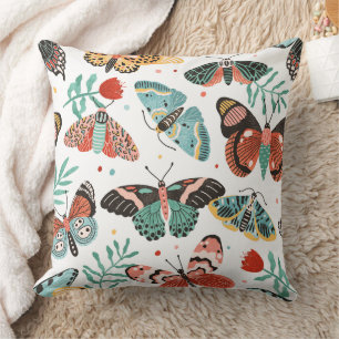 Butterfly Friends 20x20 Throw Kissen