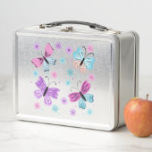 Butterfly Friends Metall Brotdose (Beispiel)