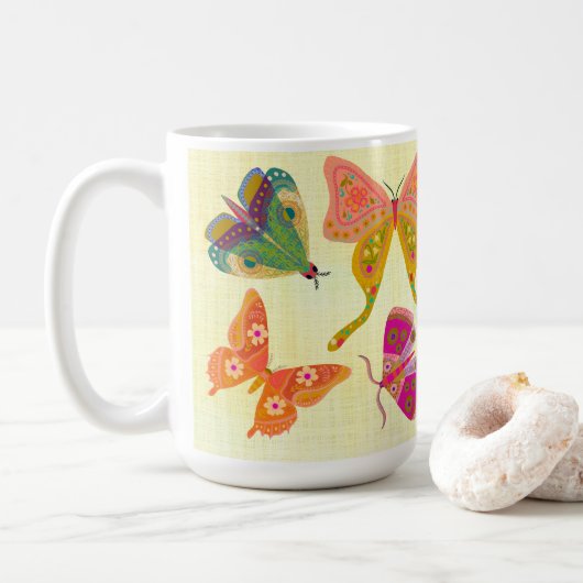 Butterfly Friends Tasse (Mit Donut)