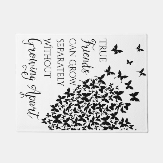 Butterfly Friendship Heart Fußmatte (Vorderseite)