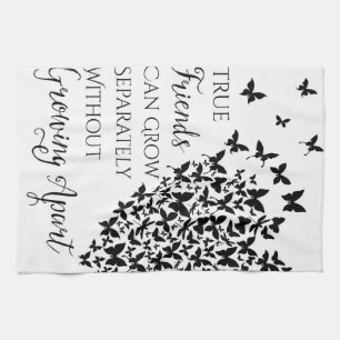 Butterfly Friendship Heart Geschirrtuch