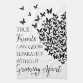 Butterfly Friendship Heart Geschirrtuch (Vertikal)