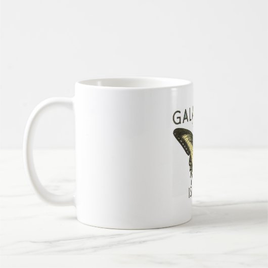 Butterfly Galapagos-Inseln Kaffeetasse (Links)