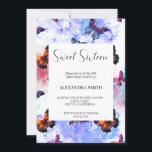Butterfly-Galaxie 16 . Geburtstag Einladung<br><div class="desc">Made for you!</div>