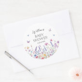 Butterfly Garden Baby Shower Favor Stickers (Umschlag)
