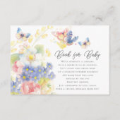 Butterfly Garden Book for Baby Enclosure Card Begleitkarte (Vorderseite)