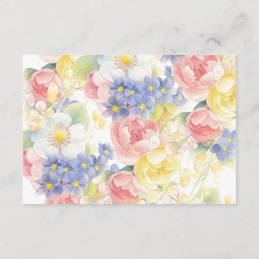 Butterfly Garden Book for Baby Enclosure Card Begleitkarte (Rückseite)