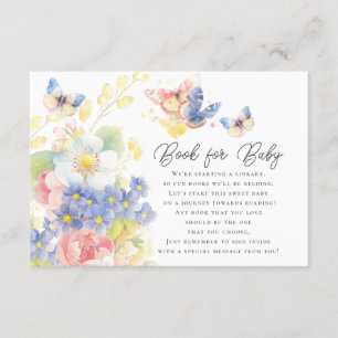 Butterfly Garden Book for Baby Enclosure Card Begleitkarte