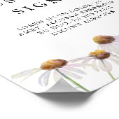 Butterfly Garden Brautparty Benutzerdefiniertes Ze Poster (Ecke)