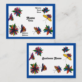 Butterfly Garden Business Cards Visitenkarte
