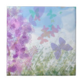 Butterfly Garden Decoration Tile Fliese (Vorderseite)