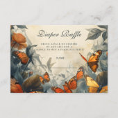 Butterfly Garden Diapper Raffle Begleitkarte (Vorderseite)