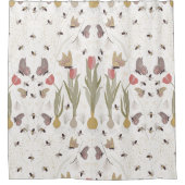 Butterfly Garden Duschvorhang (Vorderseite)