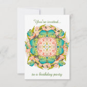 Butterfly Garden Einladung (Vorderseite)