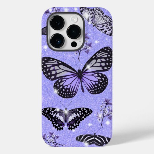 Butterfly Garden - Elegante Natur Case-Mate iPhone Hülle (Rückseite)