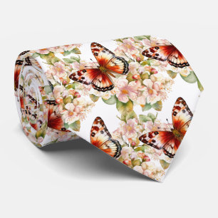 Butterfly Garden Elegantes Muster Neck Tie Krawatte