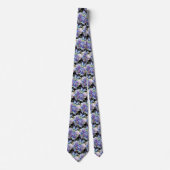 Butterfly Garden Elegantes Muster Neck Tie Krawatte (Vorderseite)