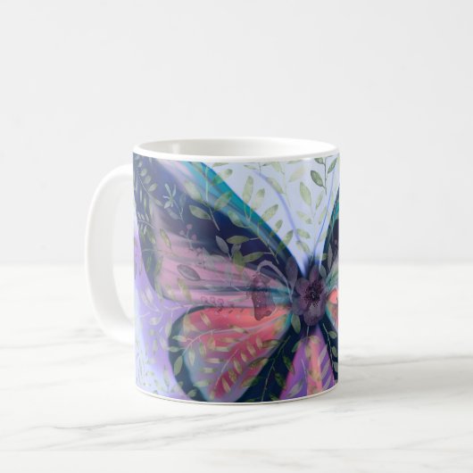 Butterfly Garden Fantasy Tasse (Vorderseite Links)