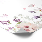 Butterfly Garden Gefälligkeitszeichen Poster (Ecke)