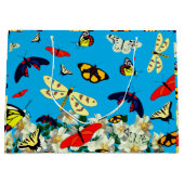 Butterfly Garden Große Geschenktüte (Vorderseite)