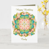 Butterfly Garden Karte (Gelbe Blume)