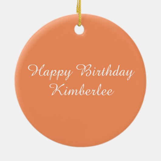 Butterfly Garden Keramik Ornament (Hinten)