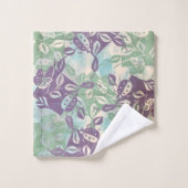 Butterfly Garden Ladybug Boho Badetuch Set (Waschlappen)