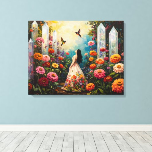 Butterfly Garden Leinwanddruck (Insitu (Holzboden))